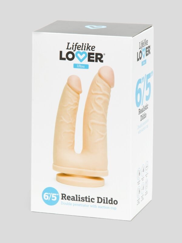 Lifelike Lover Ultra Realistic Double Penetrator Suction Cup Dildo 6 Inch
