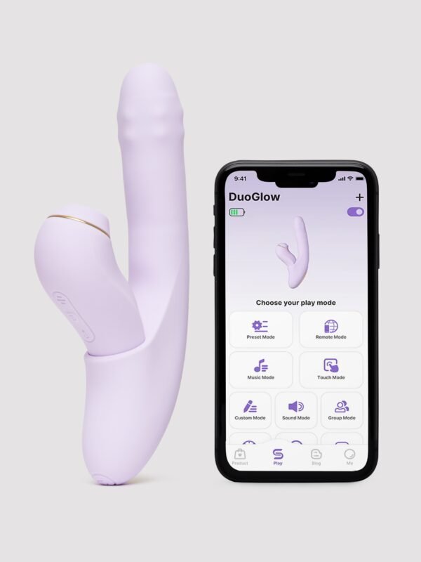 Svakom DuoGlow App Controlled All in 1 Rabbit Vibrator