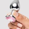Lovehoney Jeweled Heart Metal Medium Butt Plug 3 Inch