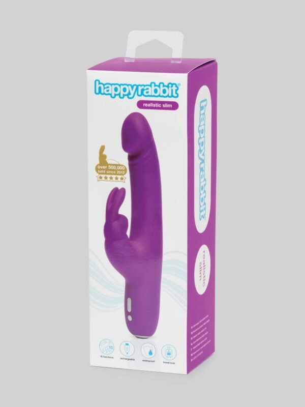 Happy Rabbit Slimline Realistic Rechargeable Rabbit Vibrator