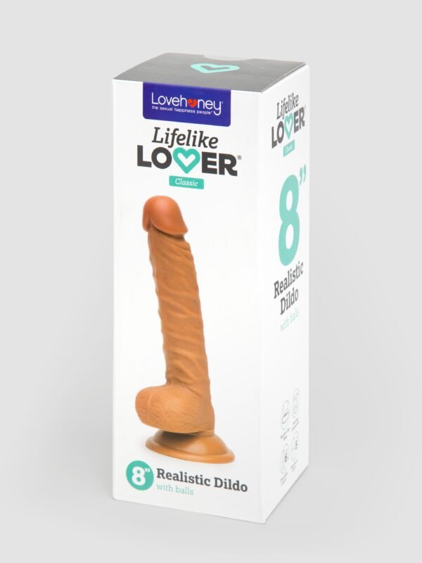 81745_7 Lifelike Lover Classic Realistic Dildo 8 Inch