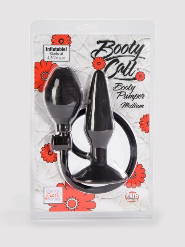 Booty Call Medium Silicone Inflatable Butt Plug 6.5 Inch