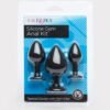 a43997g79347_6 Silicone Jewelled Butt Plug Set (3 Piece)