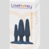 a47078g84478_6 Lovehoney Booty Bound Anal Training Silicone Butt Plug Set (3 Piece)