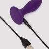 Lovehoney Purple Silicone Vibrating Butt Plug