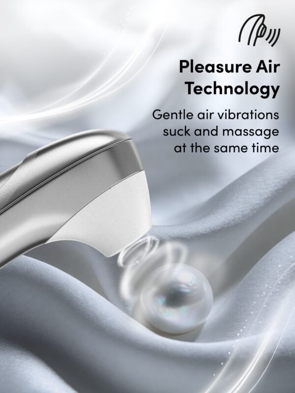 Womanizer Pro Silver Grey Rechargeable Clitoral Suction Stimulator