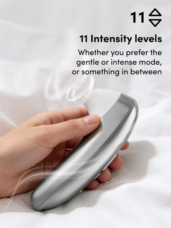 Womanizer Pro Silver Grey Rechargeable Clitoral Suction Stimulator