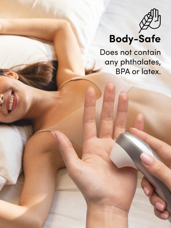 Womanizer Pro Silver Grey Rechargeable Clitoral Suction Stimulator