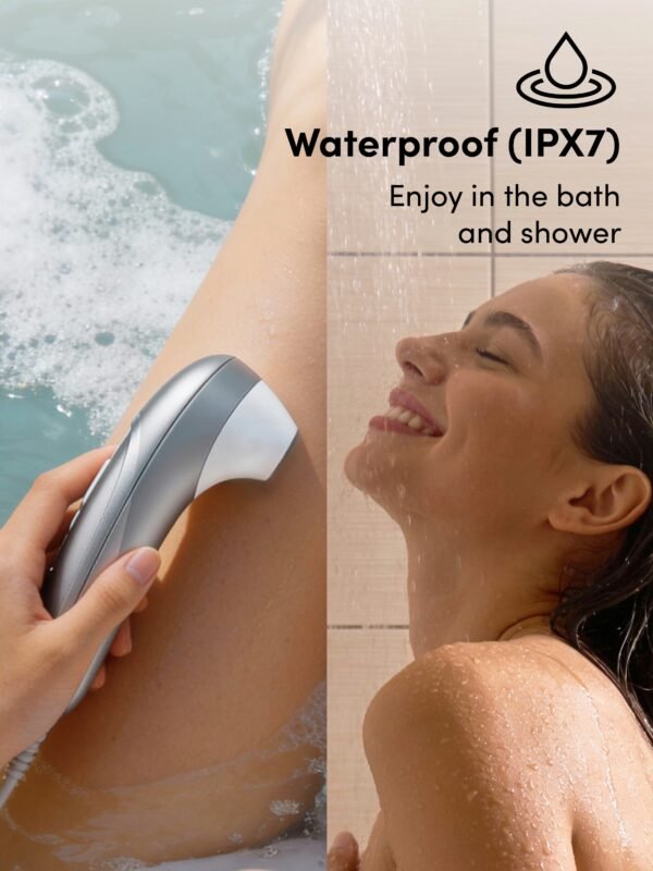 Womanizer Pro Silver Grey Rechargeable Clitoral Suction Stimulator