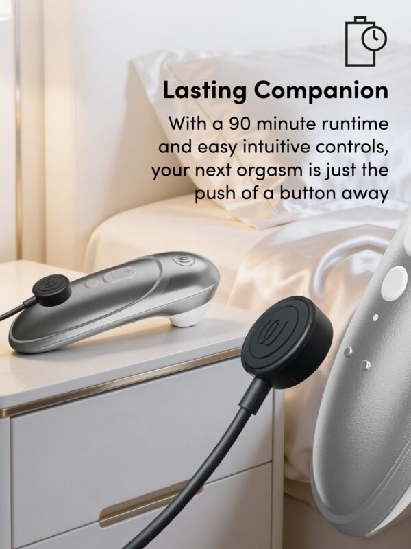 Womanizer Pro Silver Grey Rechargeable Clitoral Suction Stimulator