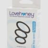 Lovehoney Get Hard Stretchy Silicone Cock Ring Set (3 Count)