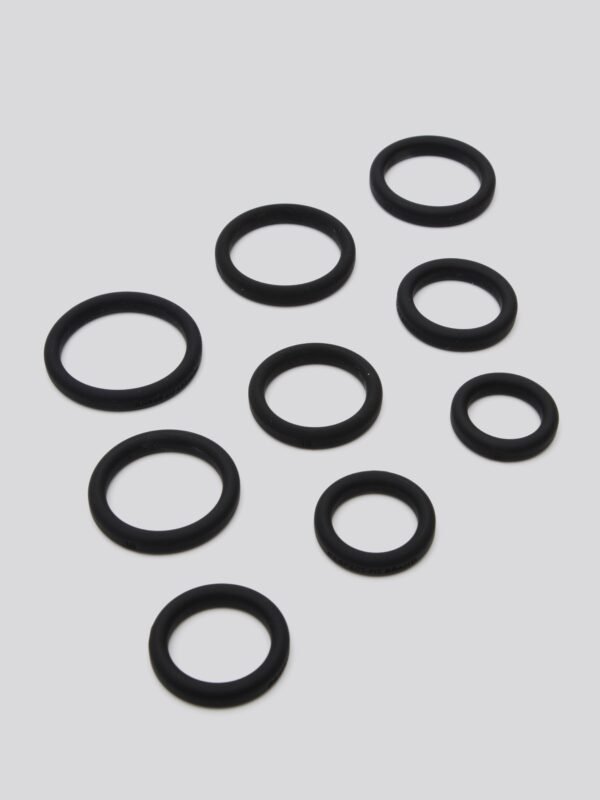 Perfect Fit Play Zone Cock Ring Set (9 Pack)