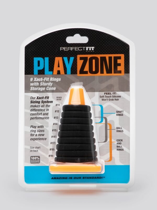 Perfect Fit Play Zone Cock Ring Set (9 Pack)