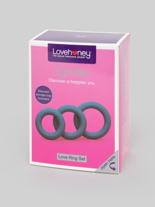 Lovehoney Ignite Silicone Love Ring Set (3 Piece)