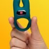 Fun Factory NOS Green Couple's Silicone Vibrating Cock Ring