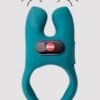 Fun Factory NOS Green Couple's Silicone Vibrating Cock Ring