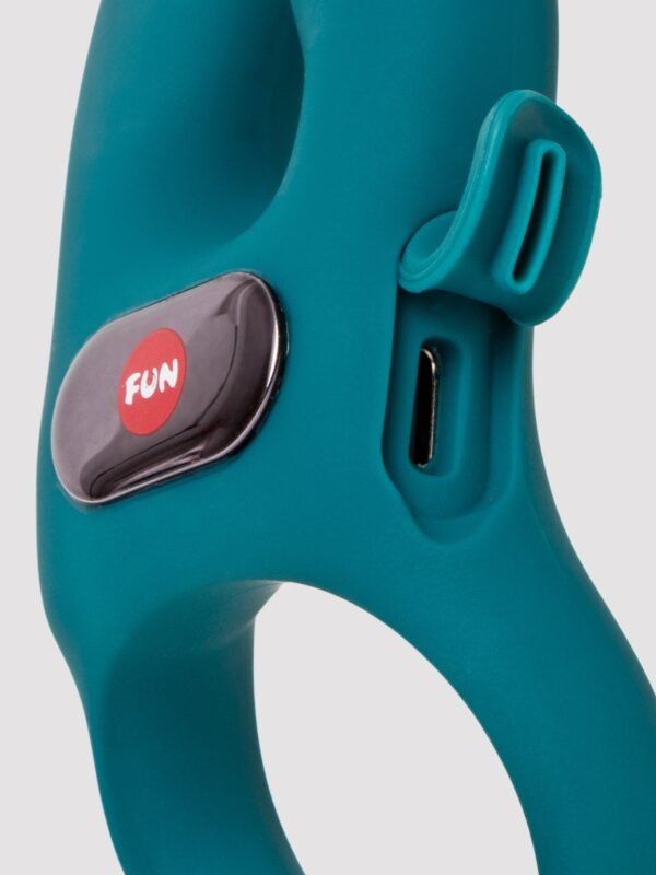 Fun Factory NOS Green Couple's Silicone Vibrating Cock Ring