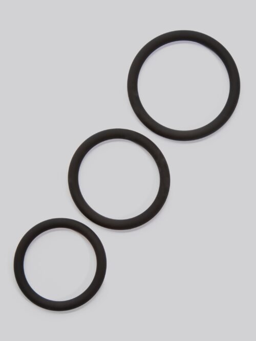 Lovehoney Get Hard Stretchy Silicone Cock Ring Set (3 Count)