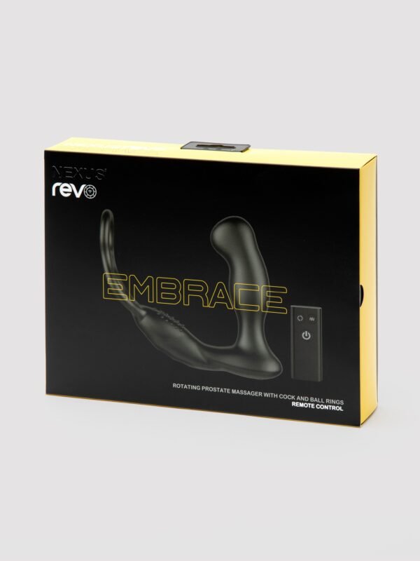 Nexus Revo Embrace Remote Control Rotating Double Cock Ring Prostate Massager