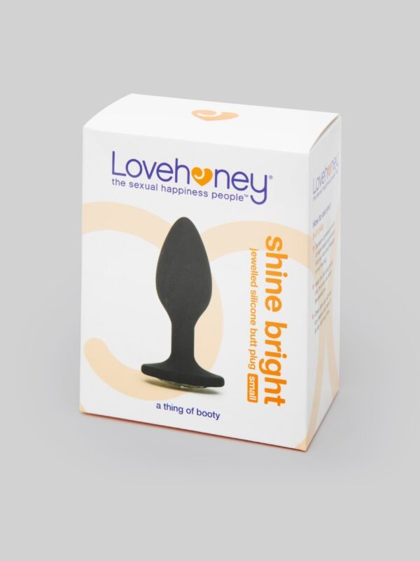 Lovehoney Jewelled Silicone Butt Plug 3 Inch