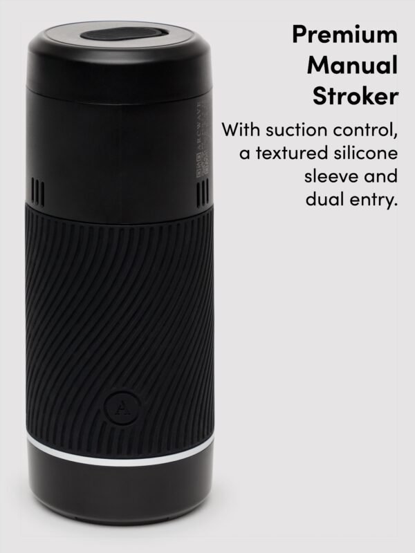 85790_2 Arcwave Pow Silicone Dual-Entrance Suction Control Male Masturbator