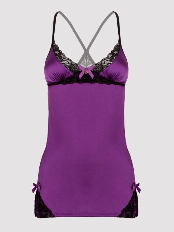 a31038g57734_5 Lovehoney Satin and Lace Plum Chemise Set