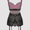 Lovehoney Boudoir Belle Cherry Cut-Out Chemise Set