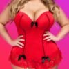 a36212g68770_2 Lovehoney Plus Size Seduce Me Red Push-Up Basque Set