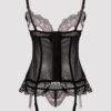 Lovehoney Boudoir Belle Blush Pink Push-Up Basque Set