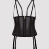 Lovehoney Secret Silhouette Black Steel-Boned Waspie