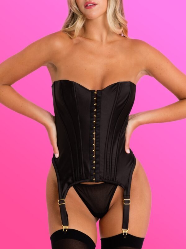 a48981g86944_2 Lovehoney Satin Silhouette Black Corset