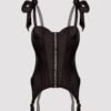 a48981g86944_7 Lovehoney Satin Silhouette Black Corset