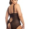 a30927g52479_3 Oh La La Cheri Plus Size Open Cup Crotchless Lace Teddy