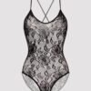 a34590g62525_4 Lovehoney Black Crotchless Lace Spaghetti Strap Teddy