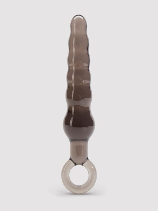 BASICS Beaded Anal Prober with Finger Loop 5.25 Inch