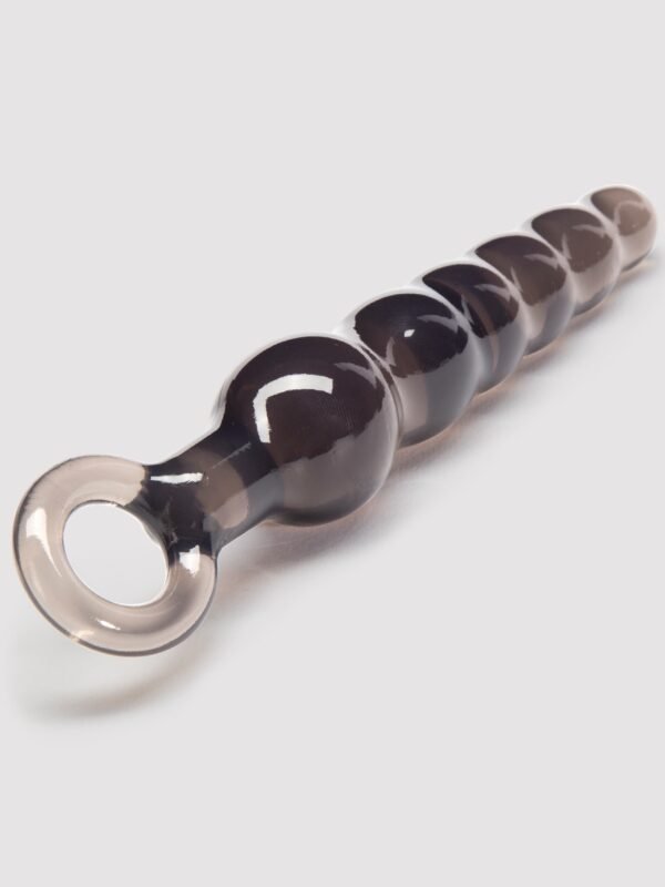 BASICS Beaded Anal Prober with Finger Loop 5.25 Inch