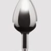 Lovehoney Jeweled Metal Large Butt Plug 3.5 Inch Clear