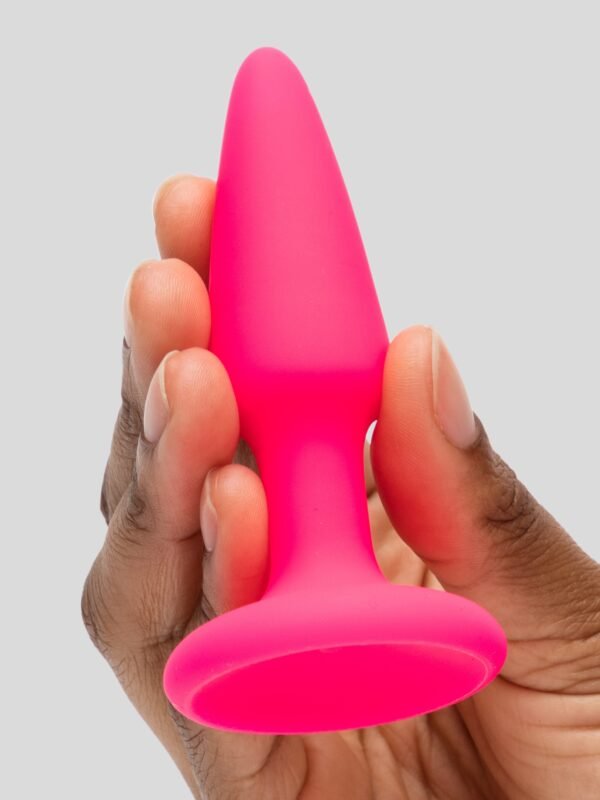 Rainbow Tapered Silicone Butt Plug Set (3-Piece)