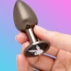 Playboy Tux Small 2.5 Inch Metal Butt Plug
