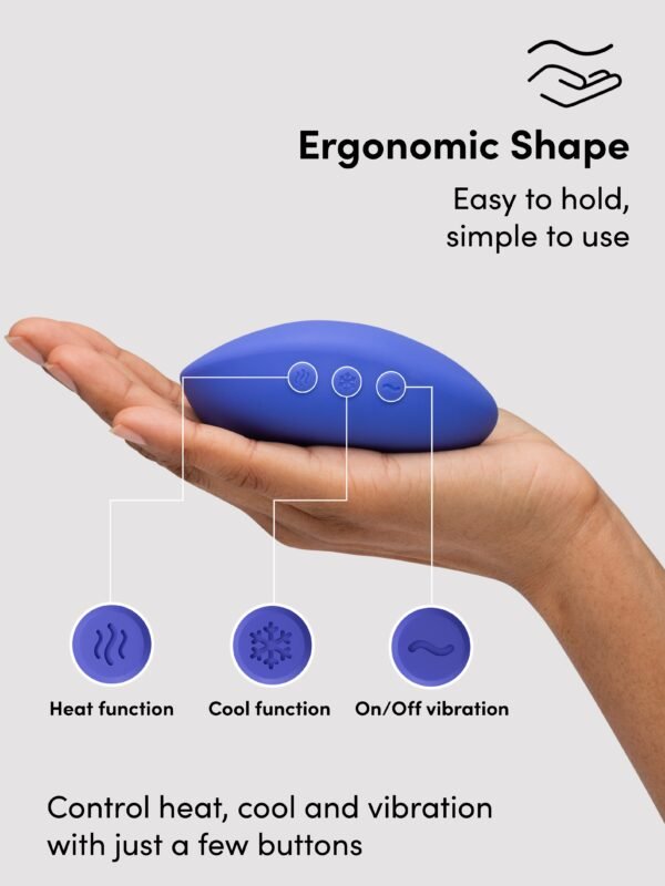 We-Vibe Temp Lavender Blue Heating and Cooling Clitoral Vibrator