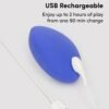 We-Vibe Temp Lavender Blue Heating and Cooling Clitoral Vibrator