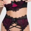 Lovehoney Boudoir Belle Cherry Quarter Cup Bra Set