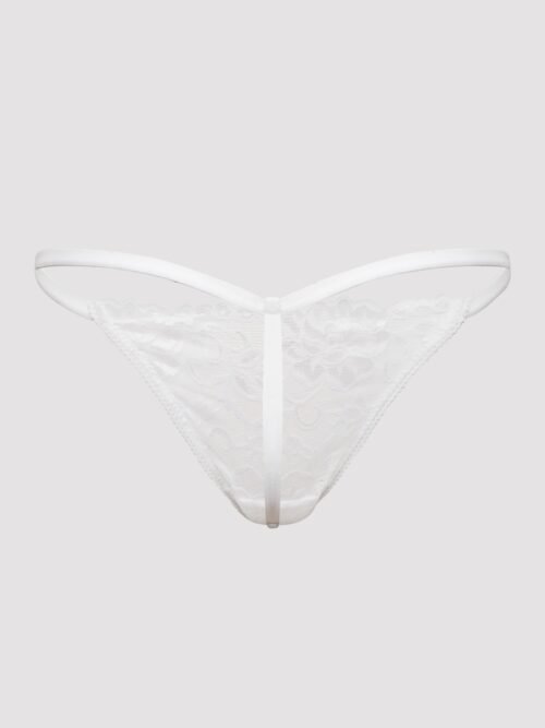Lovehoney Flirty White Lace G-String