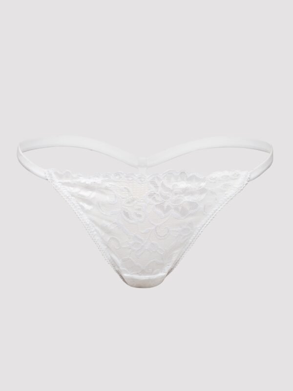 Lovehoney Flirty White Lace G-String