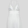 a46618g83750_5 Lovehoney Peek-a-Boo White Lace Babydoll Set