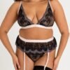 a48103g85835_1 Lovehoney Plus Size Lustrous Lace Black Bra