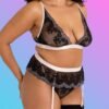 a48103g85835_2 Lovehoney Plus Size Lustrous Lace Black Bra