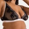 a48103g85835_4 Lovehoney Plus Size Lustrous Lace Black Bra