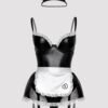 Lovehoney Fantasy Deluxe Wet Look French Maid Costume