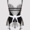 Lovehoney Fantasy Deluxe Wet Look French Maid Costume